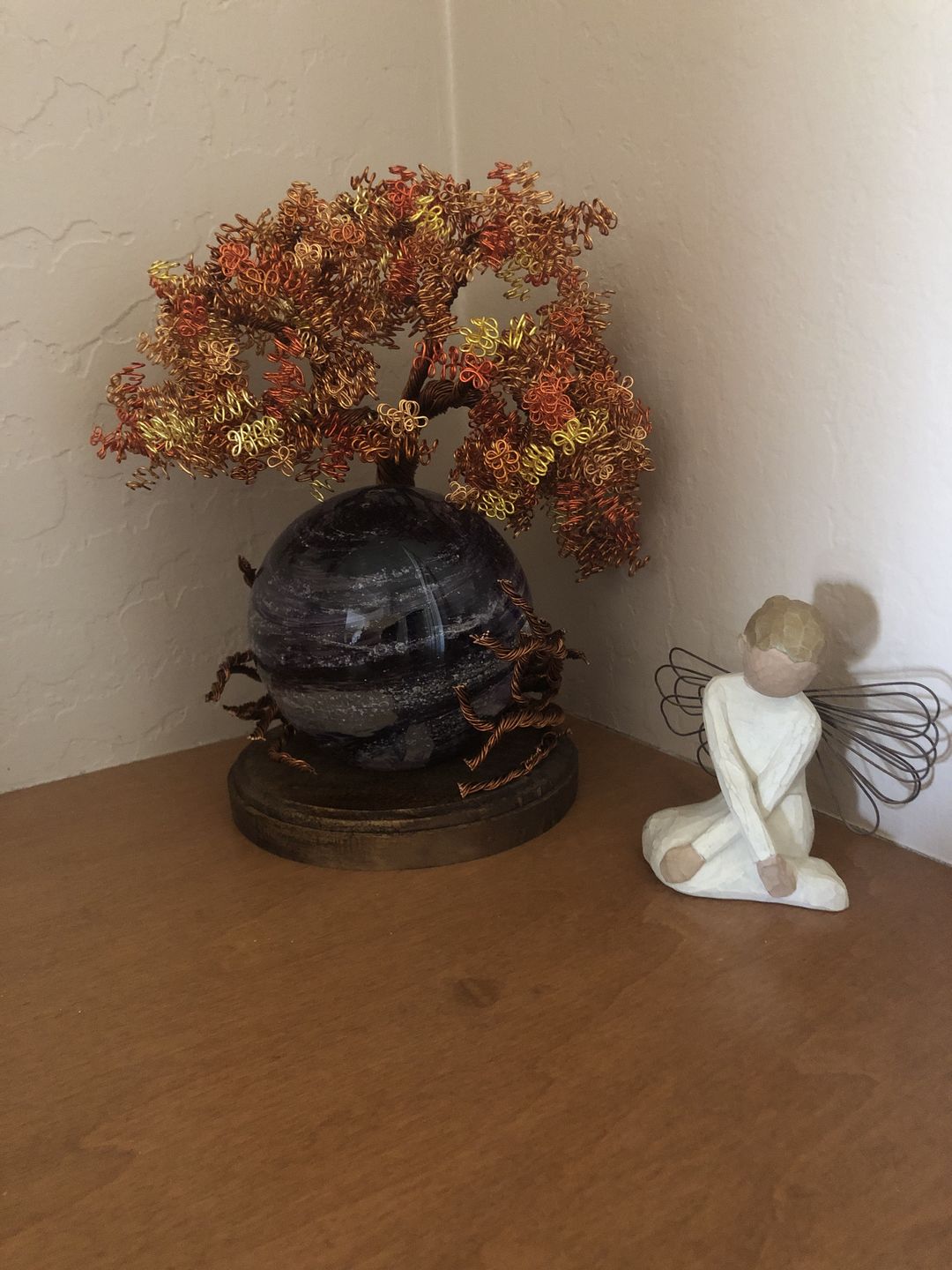 Customer photo review of Autumn Sunshine Tree Of Life Sparkle Orb