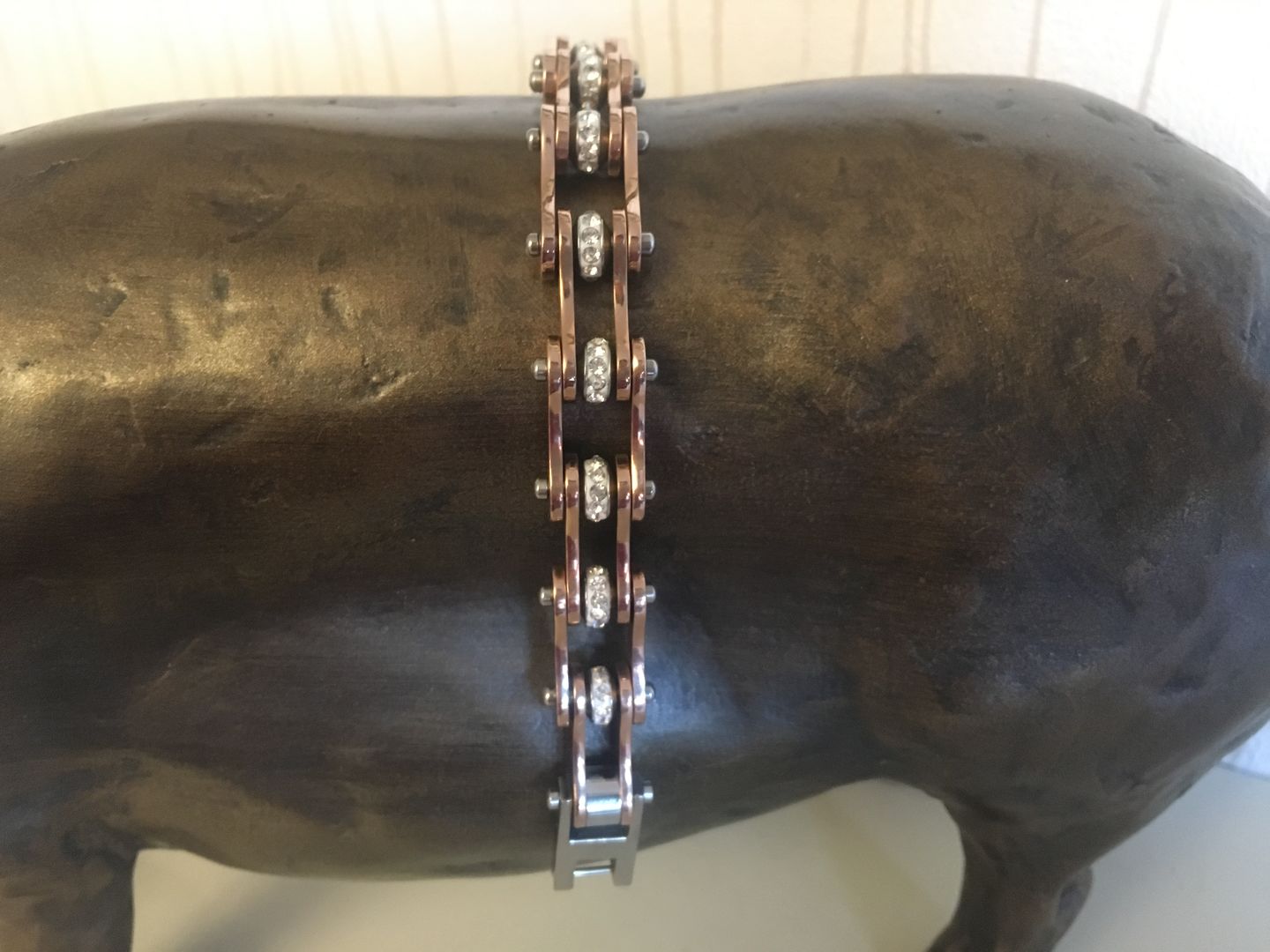 Customer photo review of Cycolinks Rose Gold Crystal Bracelet
