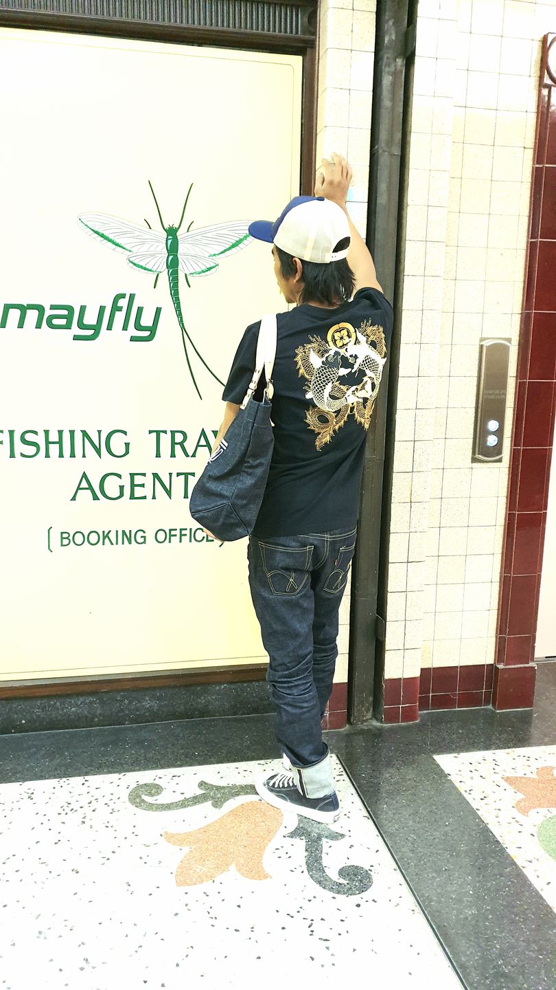 Customer photo review of Double Dragon & Koi Sukajan T-shirt