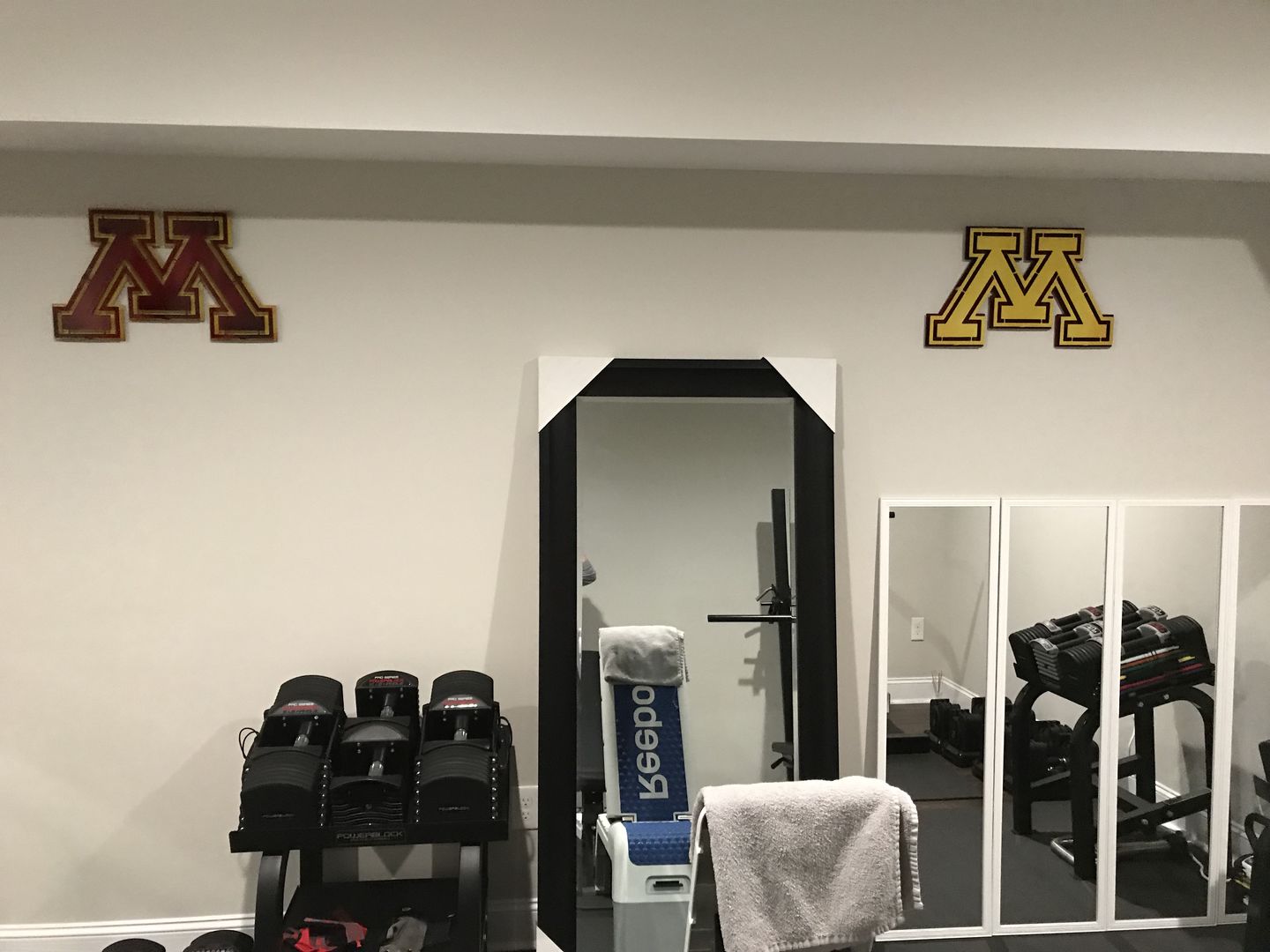 Customer photo review of University of Minnesota "M" 3D Vintage Metal Artwork