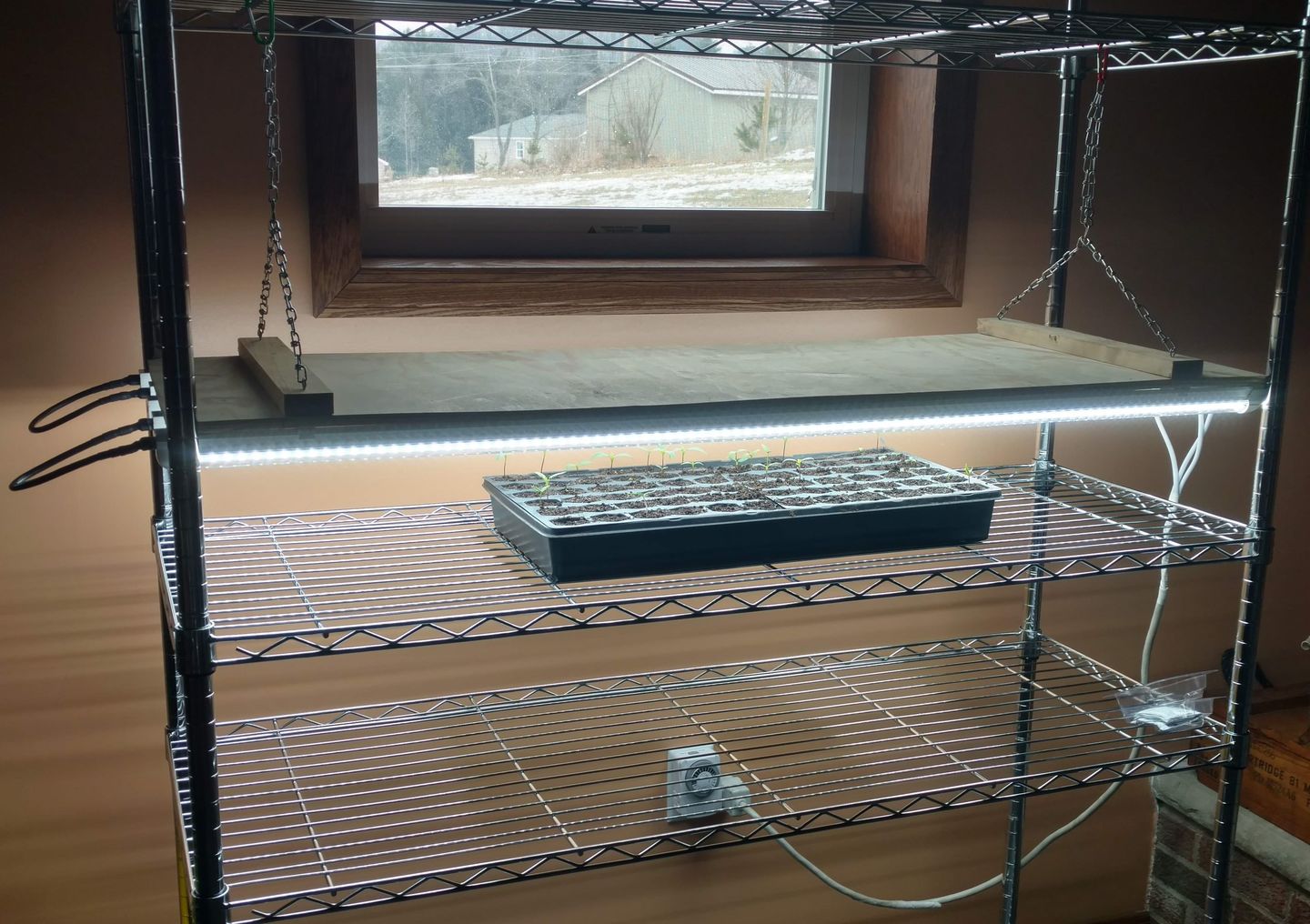 Customer photo review of T8 4ft V Shape LED Tube 30W Integrated 6500k Clear, 4 foot LED shop lights, 4000 Lumens