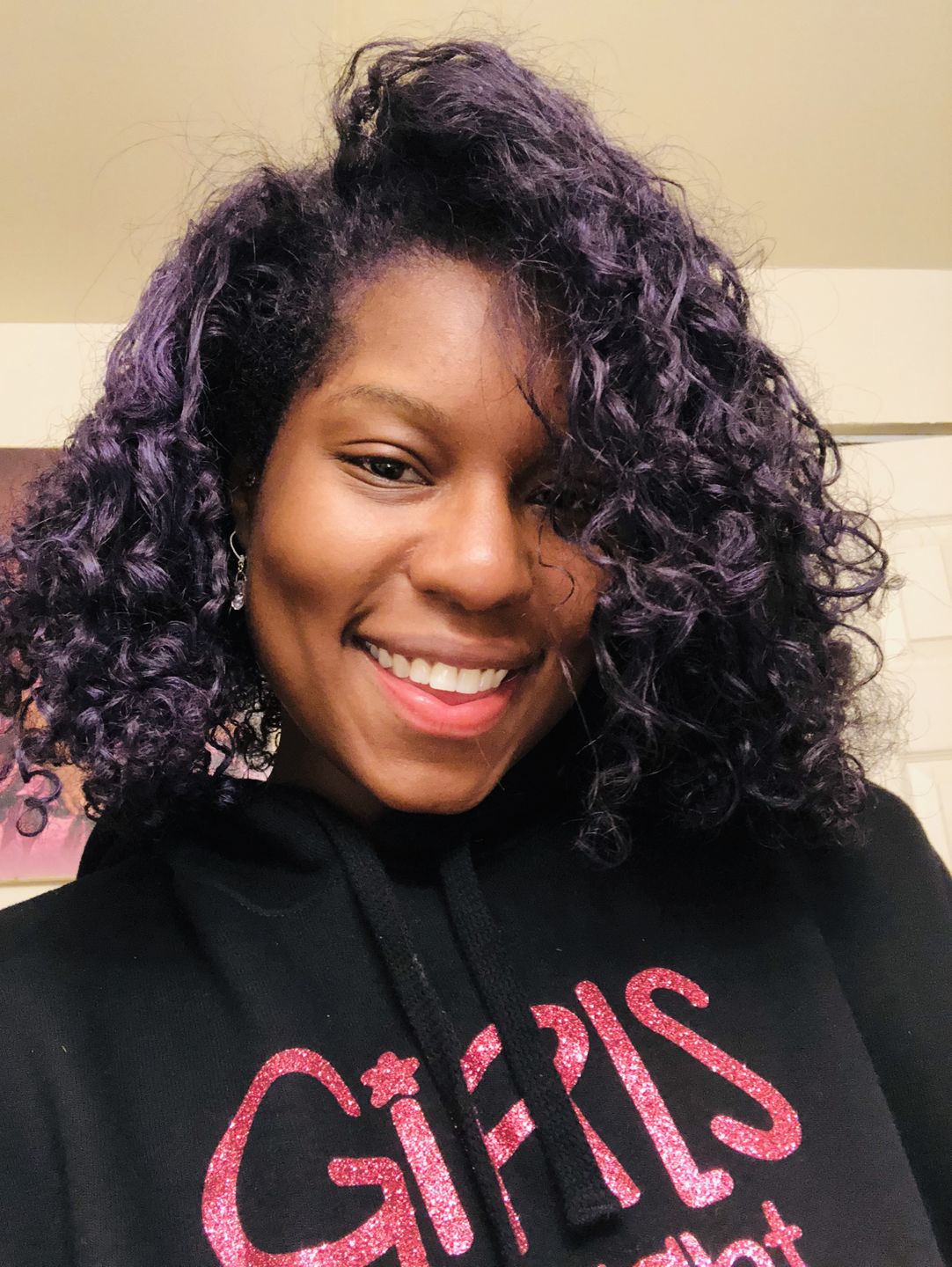 Customer photo review of WHOOPS Heavenly Hydration Grapeseed Hair Mist