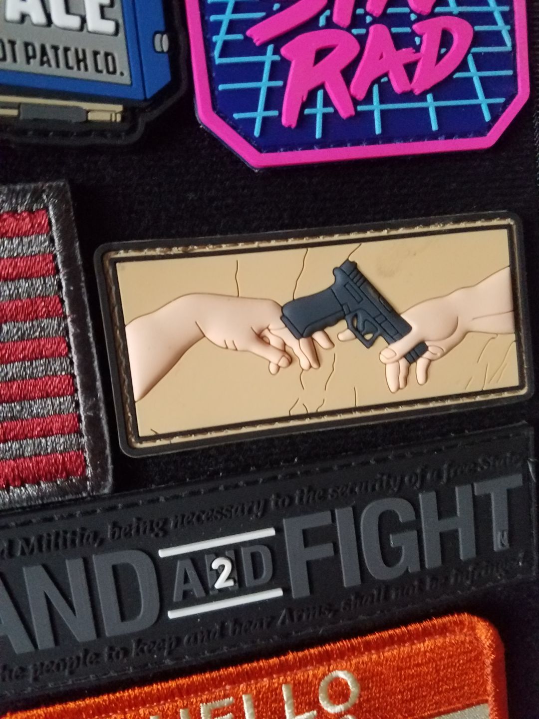 Customer photo review of God Adam & Glock Morale Patch