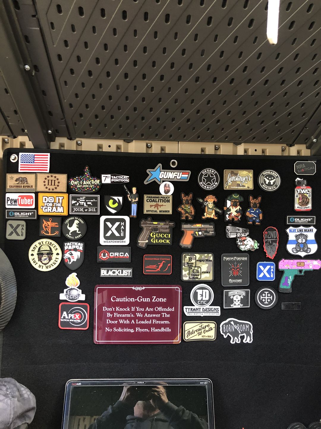 Customer photo review of Bubbalicous Hi-Point Morale Patch