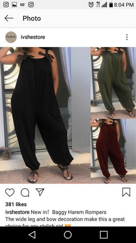 ivshe baggy harem rompers