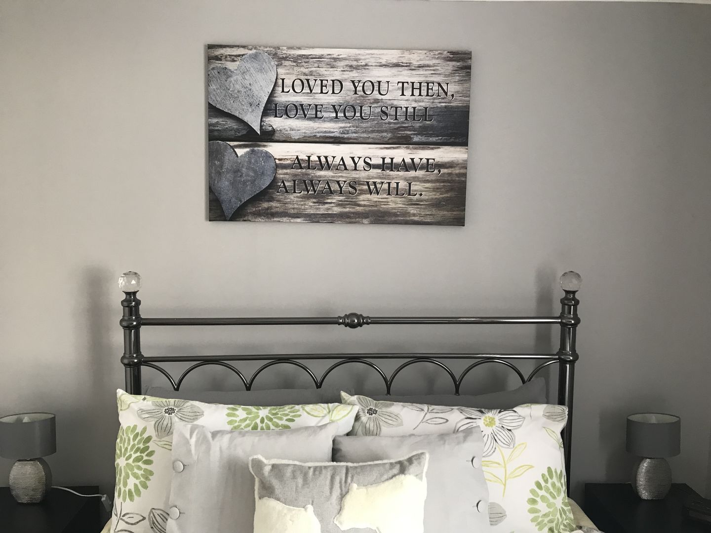 Customer photo review of "Loved You Always" Premium Canvas