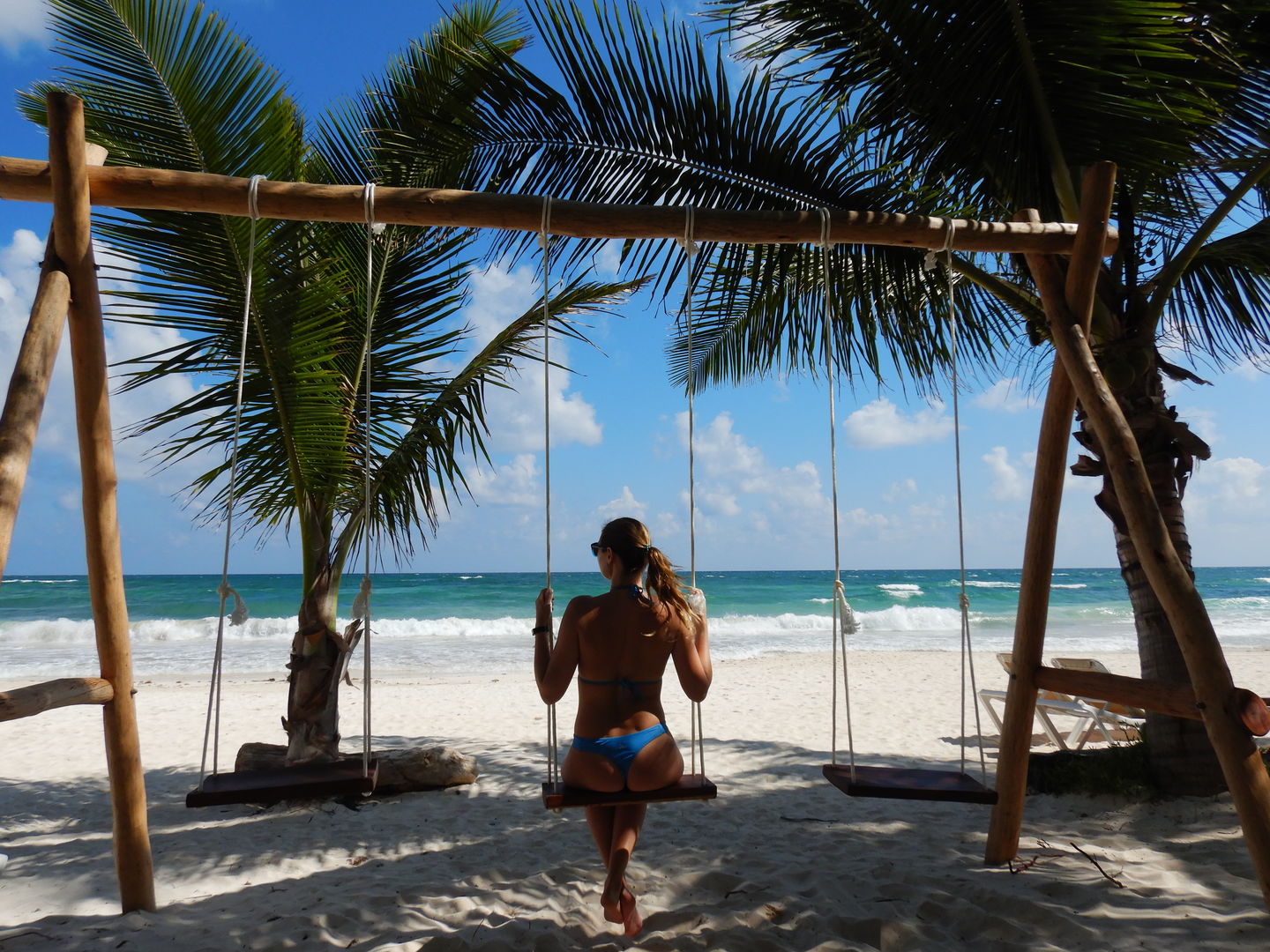 Customer photo review of Sky Blue Bikini Top II
