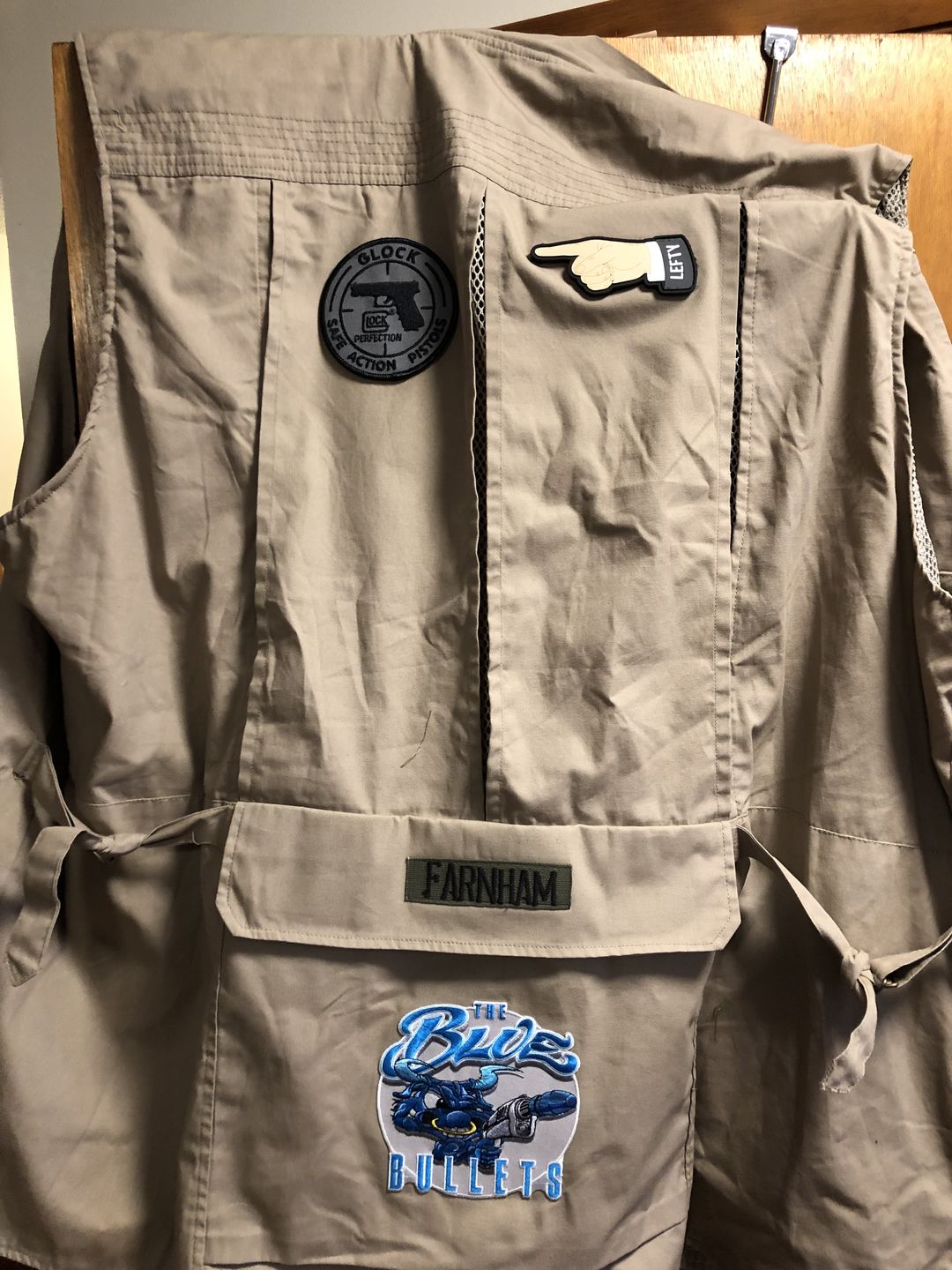 Customer photo review of Im A Lefty Morale Patch