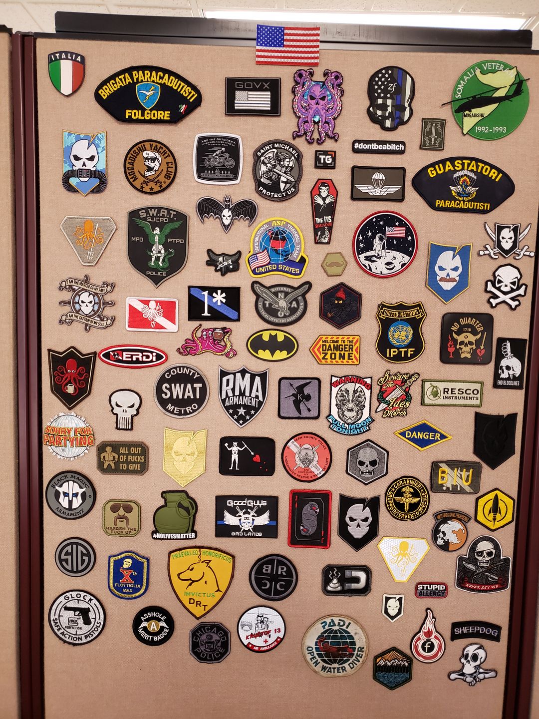 Customer photo review of #NOLIVESMATTER Morale Patch