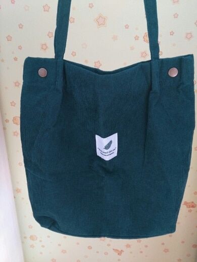Customer photo review of Cord Tote Bag