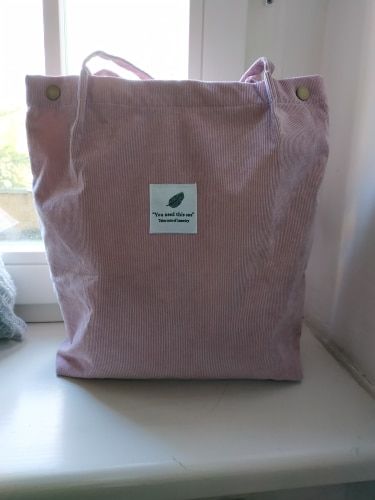 Customer photo review of Cord Tote Bag