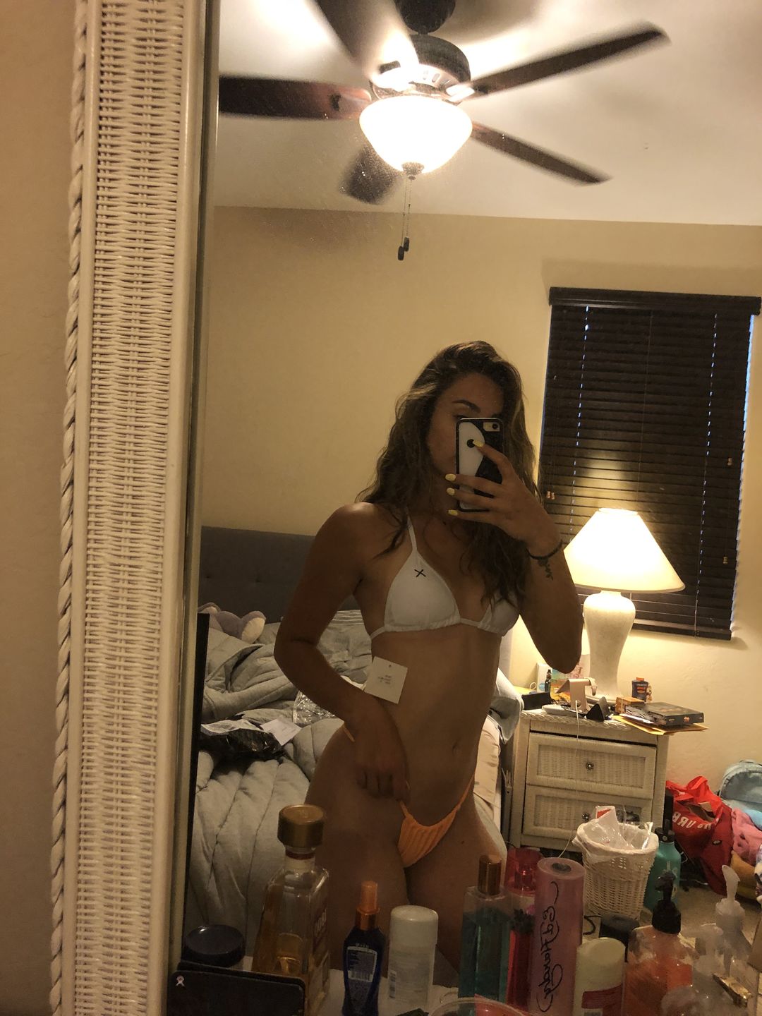 Customer photo review of Venice White Bikini Top II