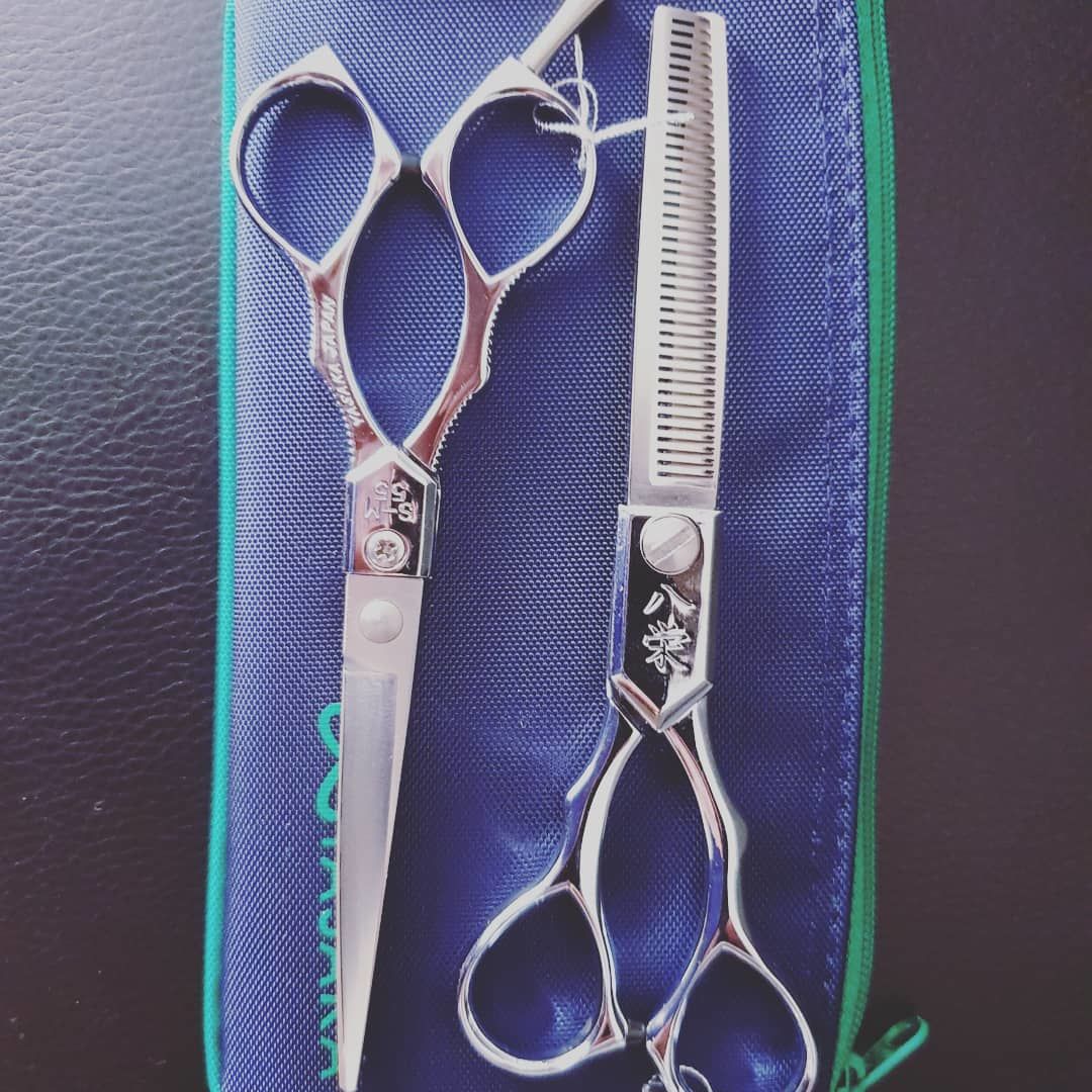Customer photo review of Yasaka Traditional Cutting & Thinning Scissors Set