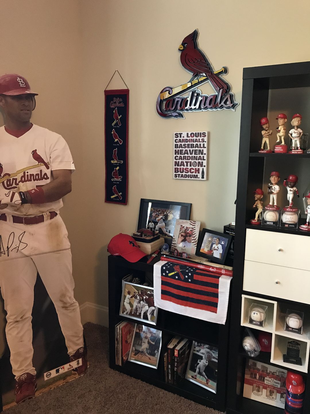 Customer photo review of St. Louis Cardinals Bird and Bat Logo 3D Metal Artwork