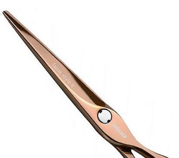 Customer photo review of Jaguar Silver Line Fame Rose Gold Hair Scissors