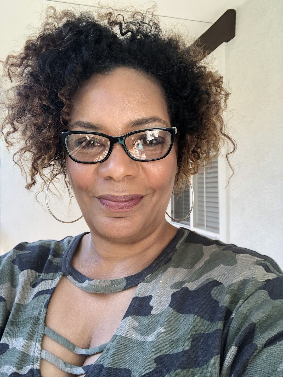 Customer photo review of Curly Hair Grape Seed Conditioner with Ultra Slip and Lavender Fragrance