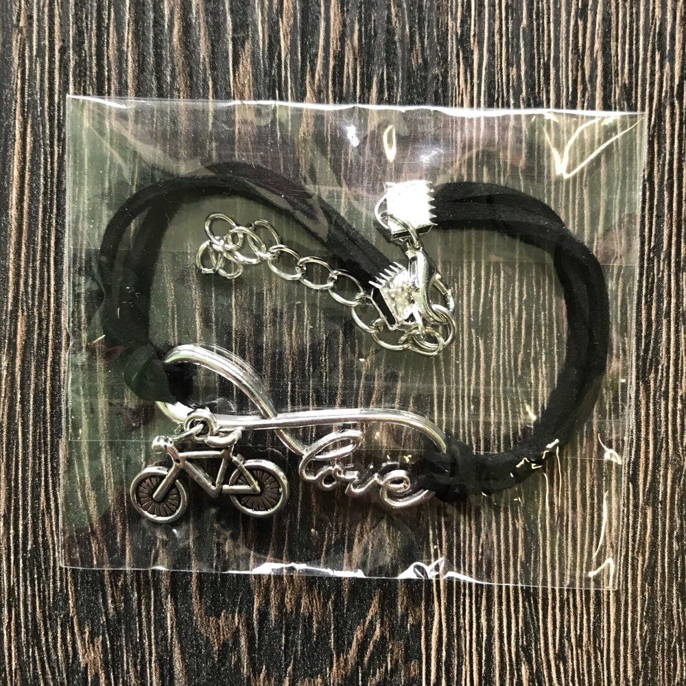 Customer photo review of Cycolinks Handmade Bicycle Love Bracelet