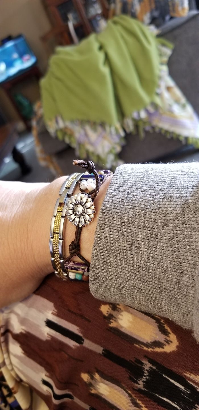 Customer photo review of Crystal Energy Bracelet