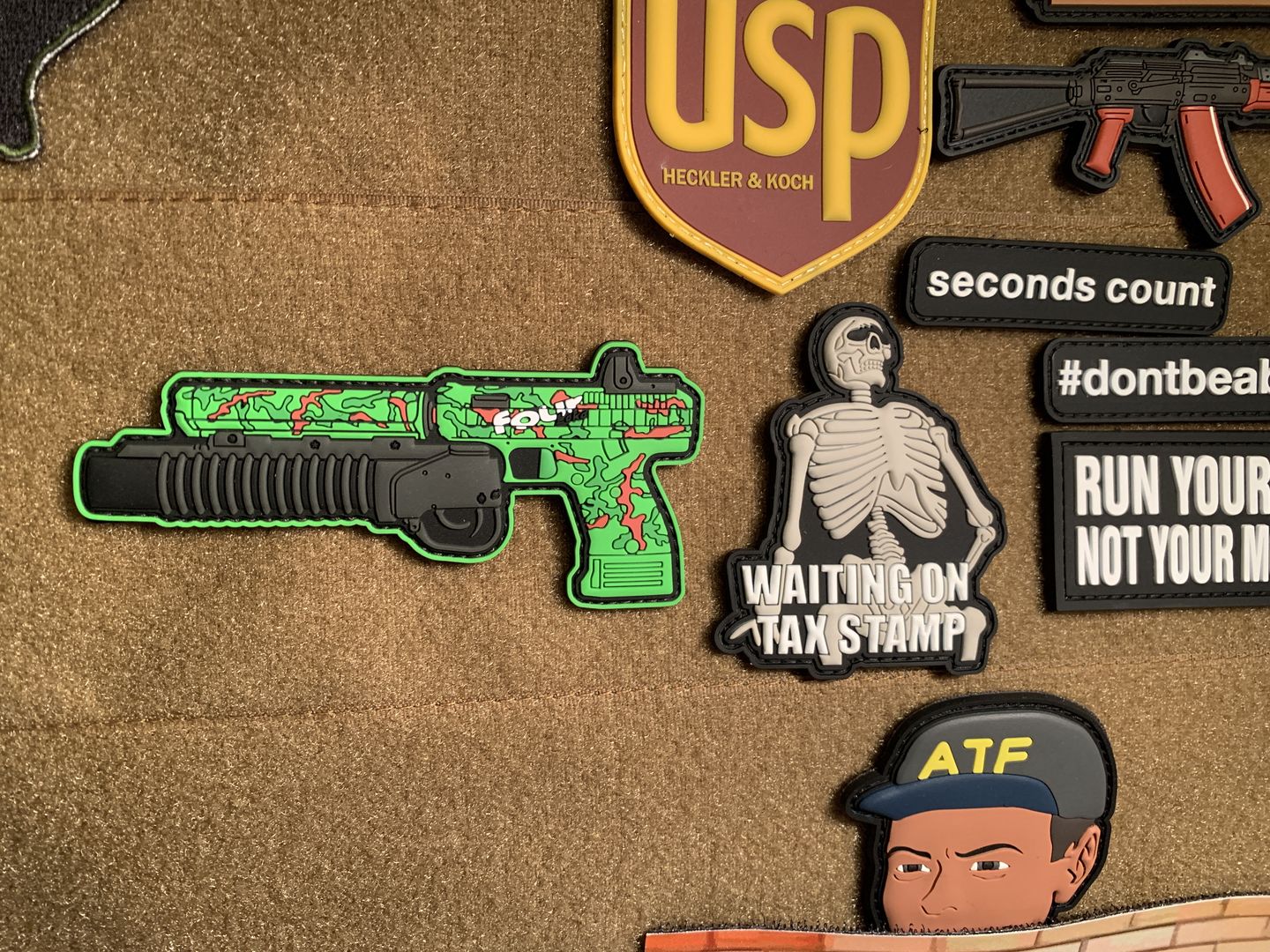 Customer photo review of 4 Loko Hi Point Morale Patch