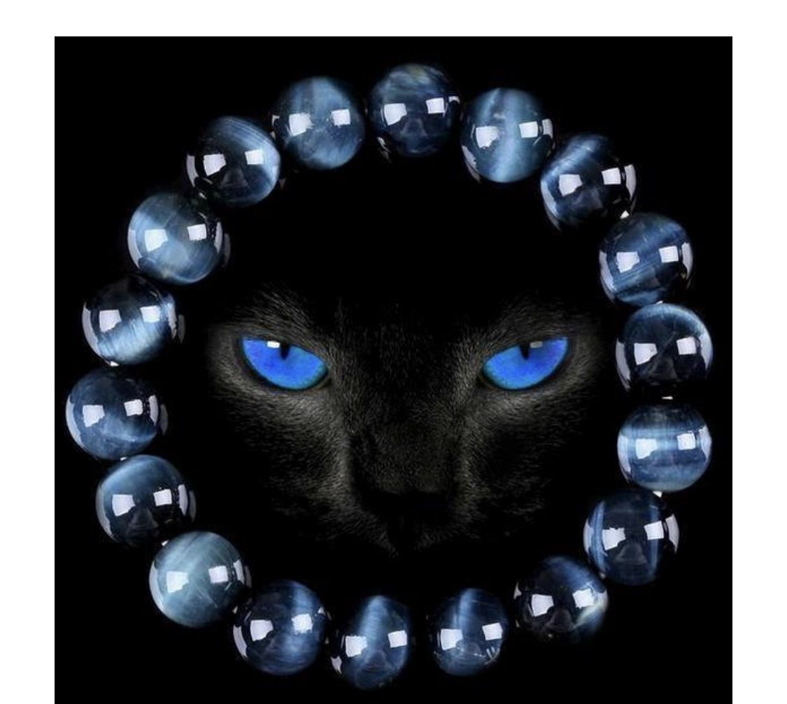 Customer photo review of Blue-Tigers-Eye Protection & Wealth Bracelet