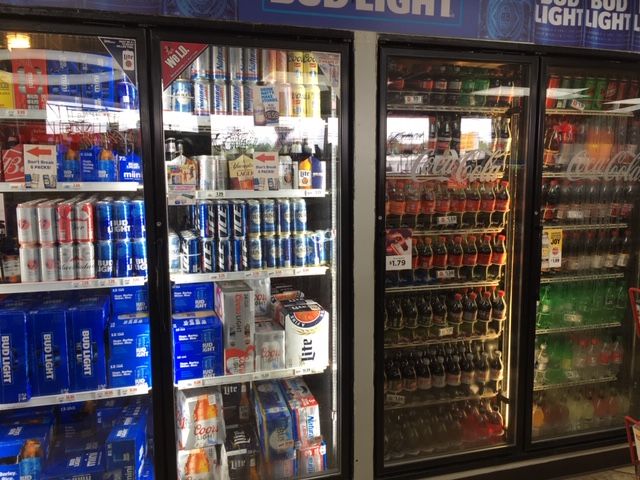 Customer photo review of T8 LED Cooler V Shape 6ft 40W 5000k Clear 5200 Lumens Rebate Eligible