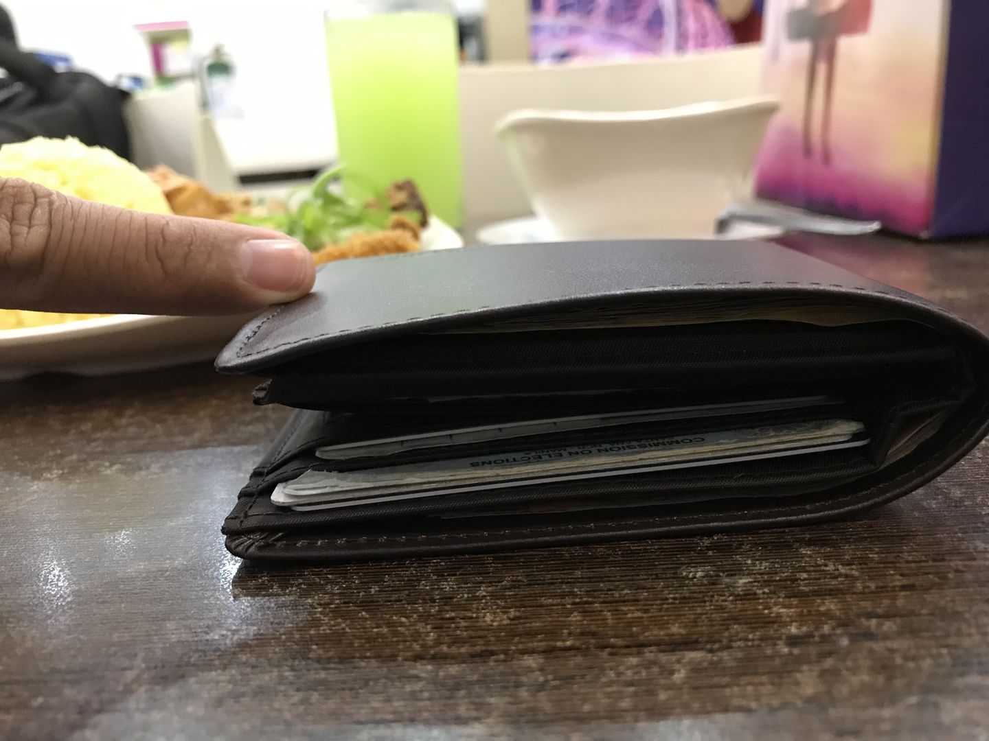 Customer photo review of Leather L-Shape Brown