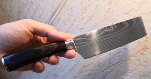 Customer photo review of Japanisches Cleaver Messer