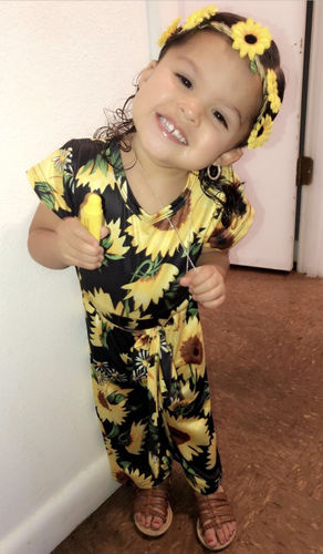 sansa sunflower jumpsuit
