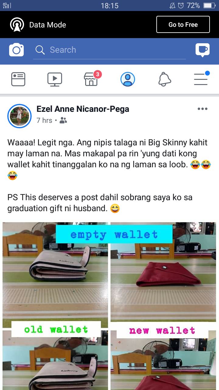Customer photo review of Slimvelope Red