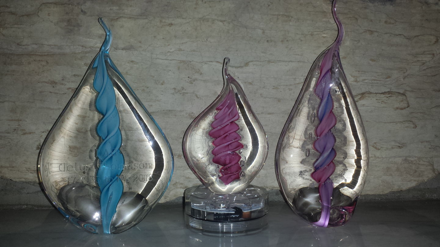Customer photo review of Metallic Bead Multi-Pack with Cremains