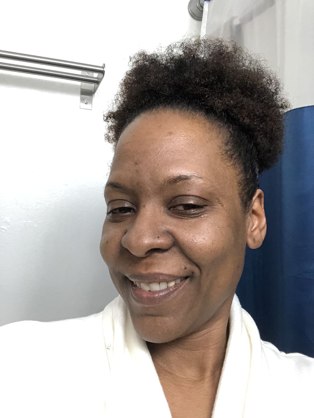 Customer photo review of WHOOPS Heavenly Hydration Grapeseed Hair Mist