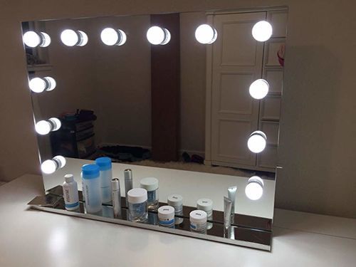 Hollywood Makeup Mirror For Wall Large Vanity With Makeup Vanity Mirror