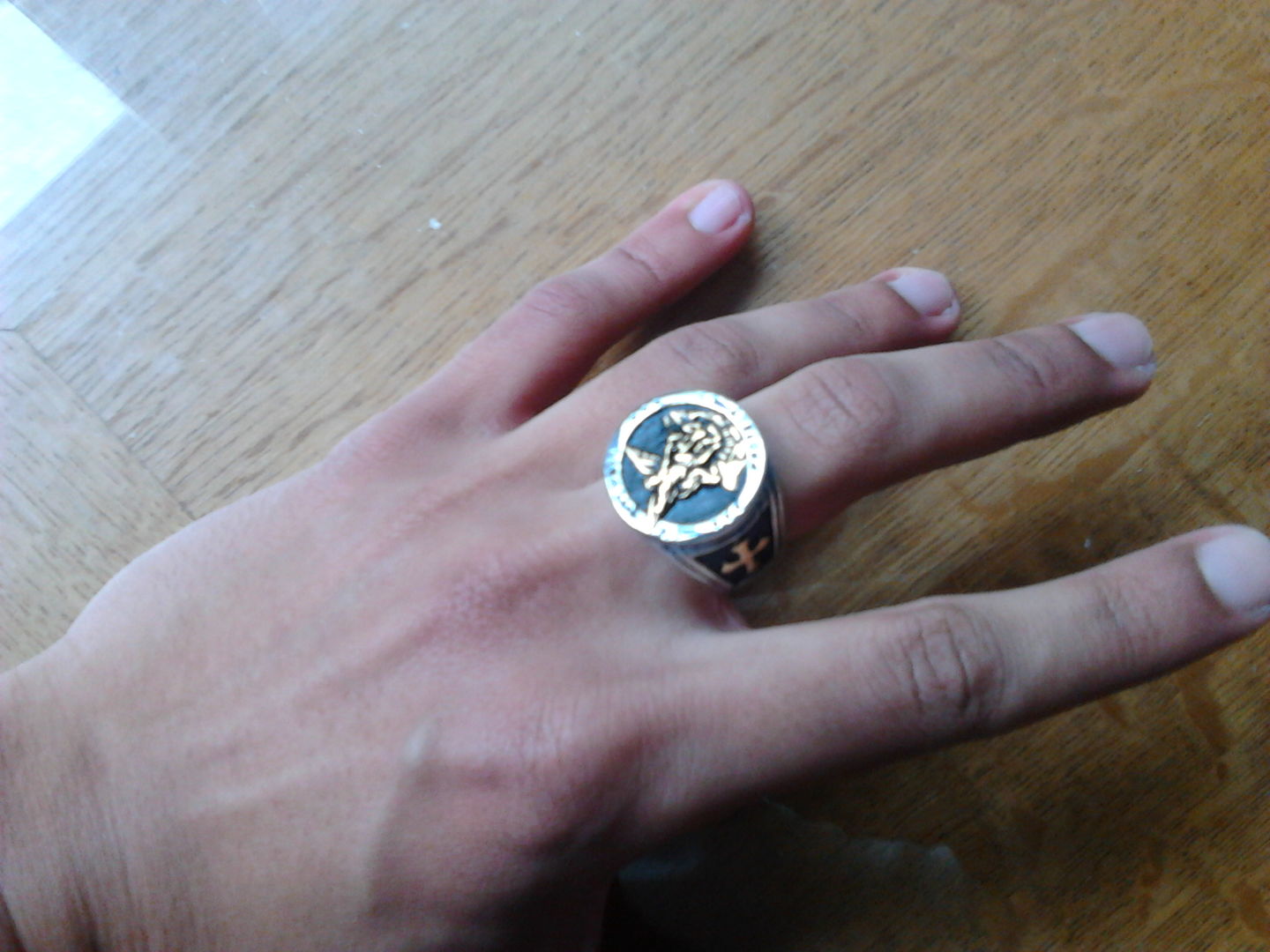Customer photo review of Bague de l'Archange Michel