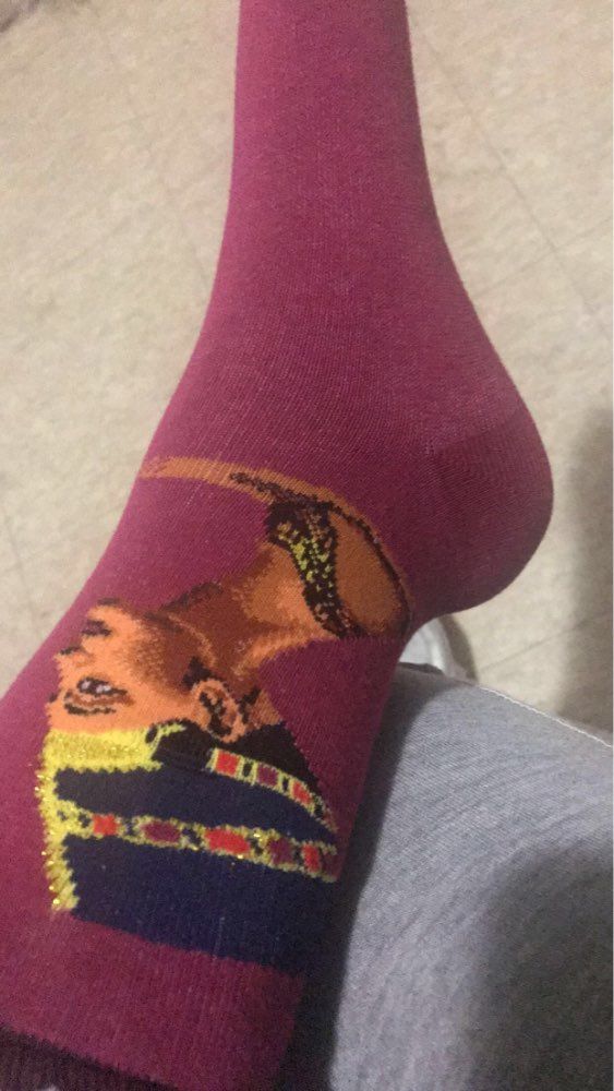 Customer photo review of Famous paintings socks