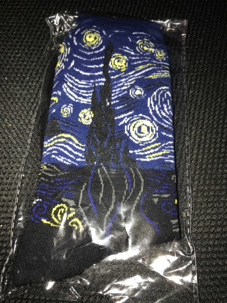 Customer photo review of Famous paintings socks