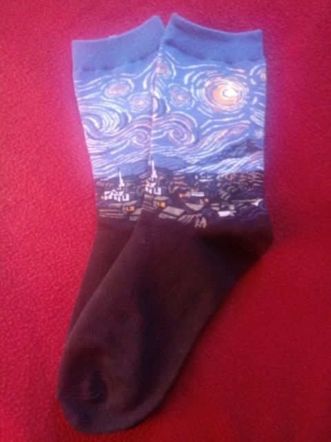 Customer photo review of Famous paintings socks