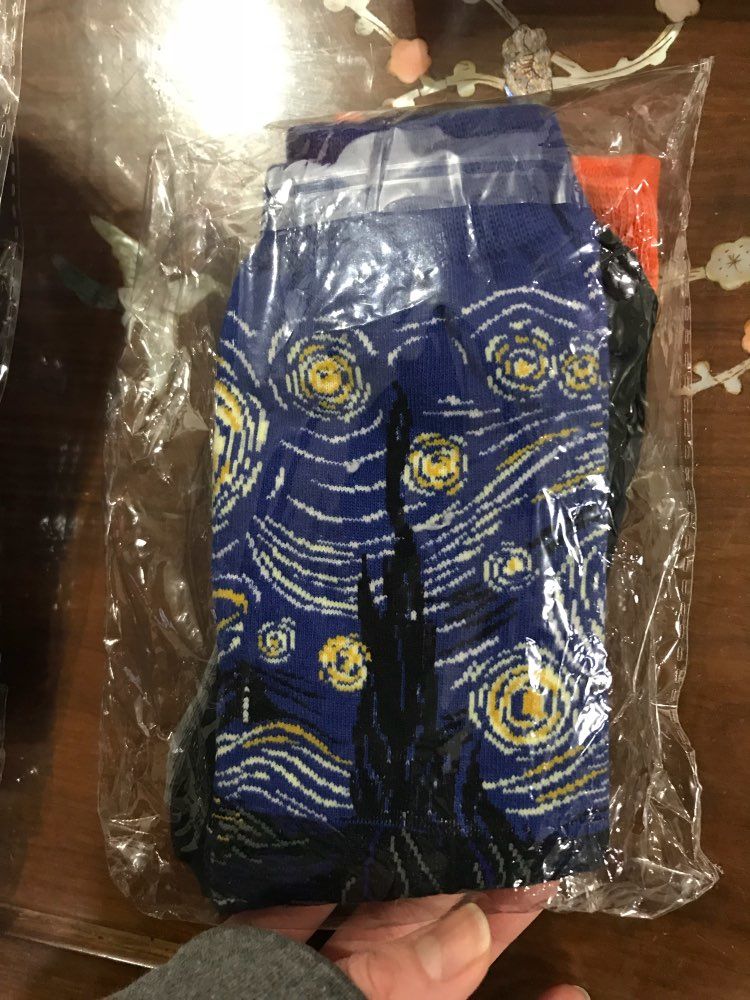 Customer photo review of Famous paintings socks