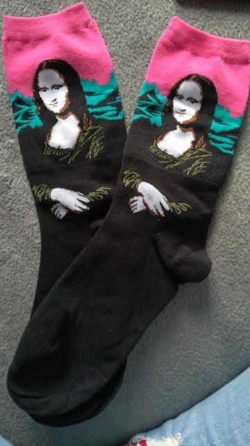 Customer photo review of Famous paintings socks