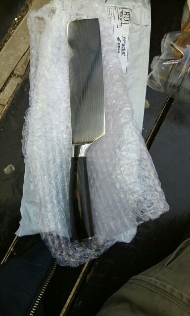 Customer photo review of Japanisches Cleaver Messer