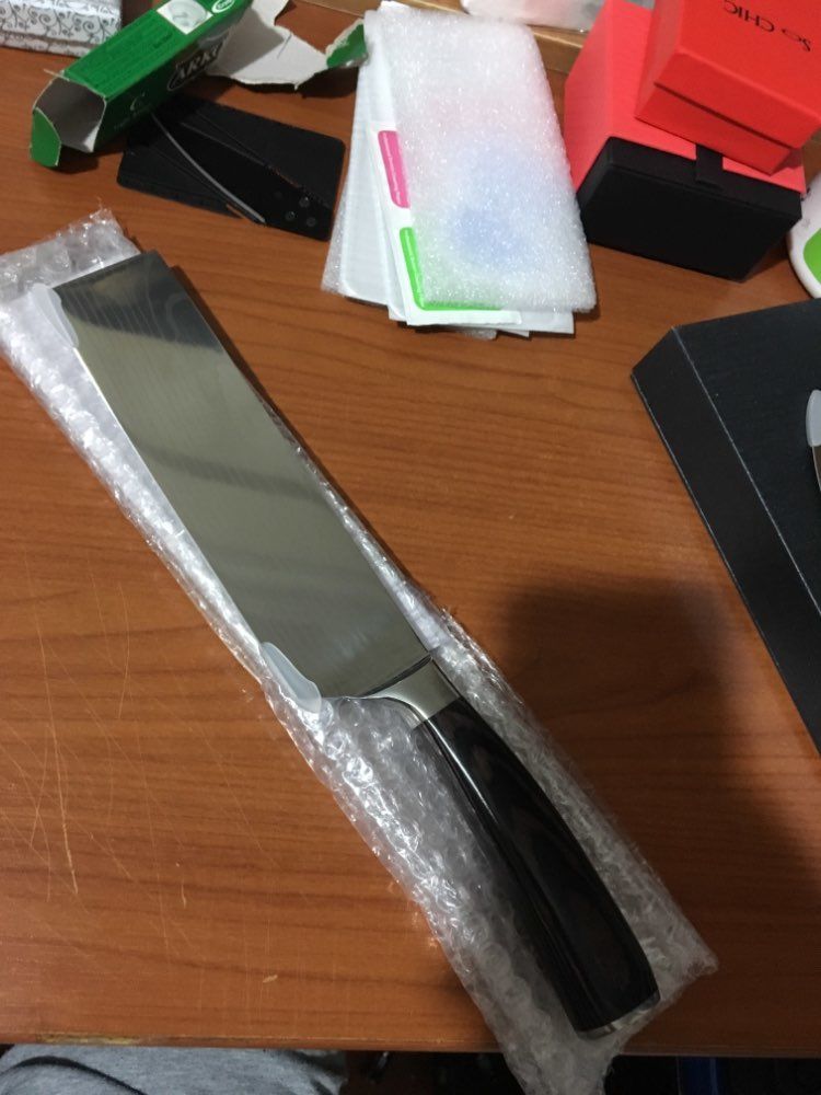 Customer photo review of Japanisches Cleaver Messer