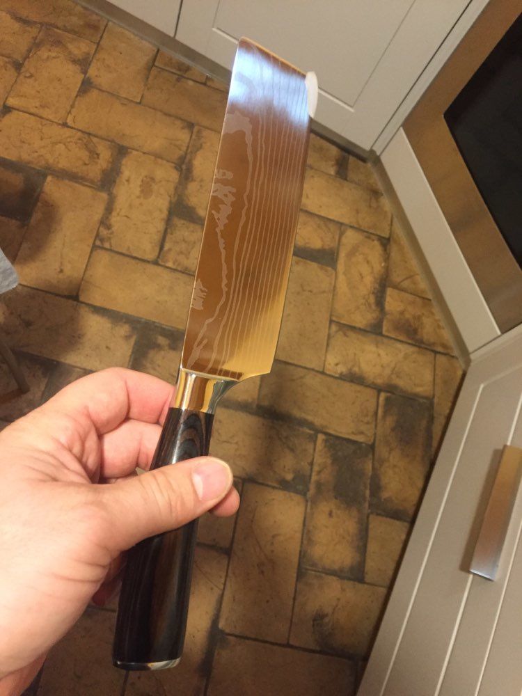 Customer photo review of Japanisches Cleaver Messer
