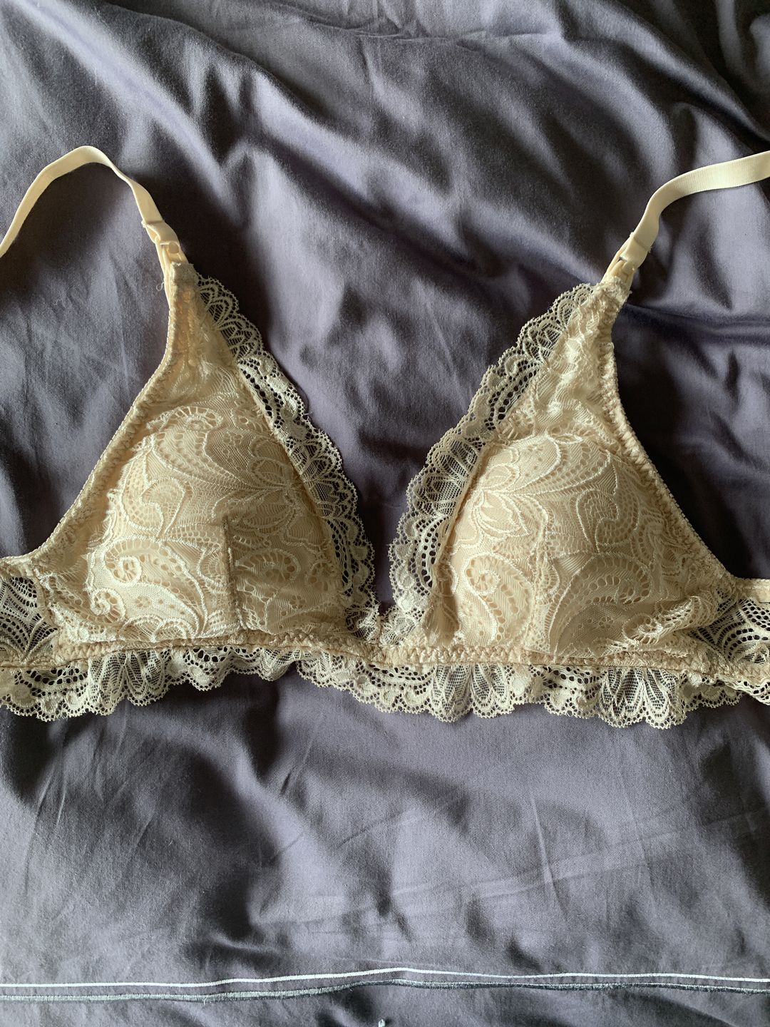 Customer photo review of Avery Dove Nursing Bralette