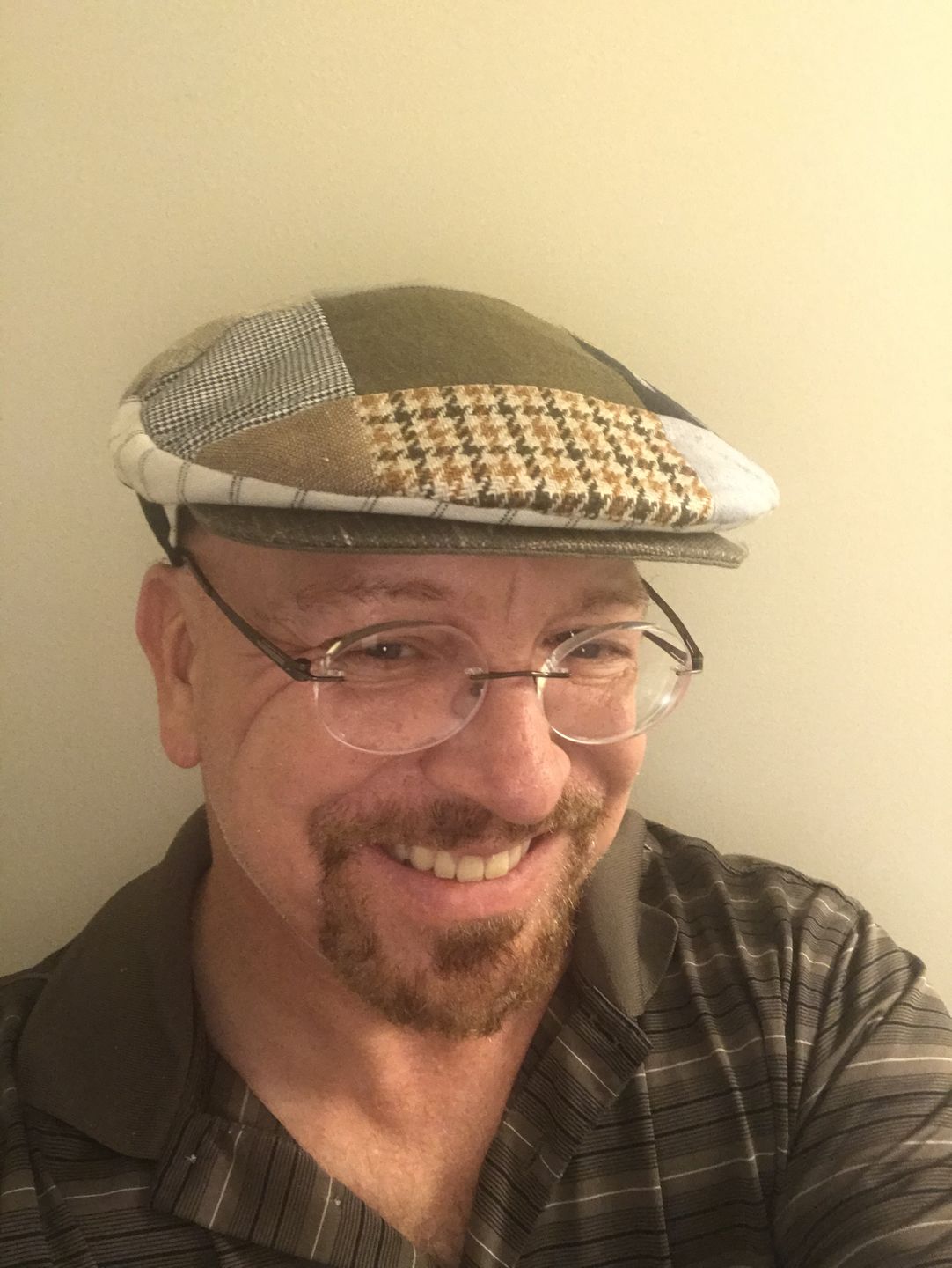 Customer photo review of Vintage Cap Patchwork Linen