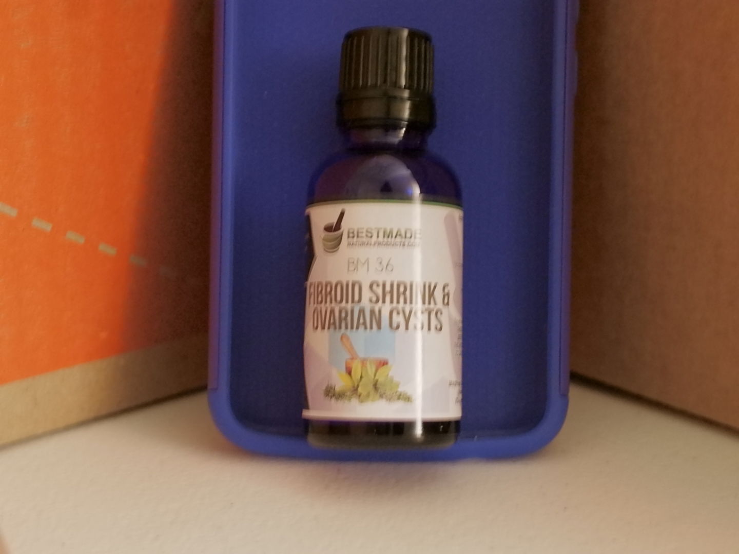 Customer photo review of Fibroid Shrink & Ovarian Cysts, BM36 - Helps Shrink Fibroids and Ovarian Cysts, Balance Estrogen Levels and Prevent Regrowth, Support for Menstrual Pain and Painful Intercourse, 30ml