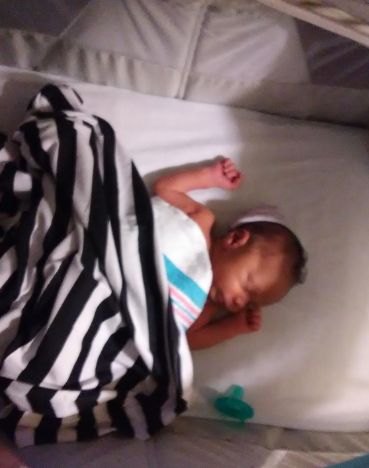 Customer photo review of Carseat Canopy - Nursing Cover