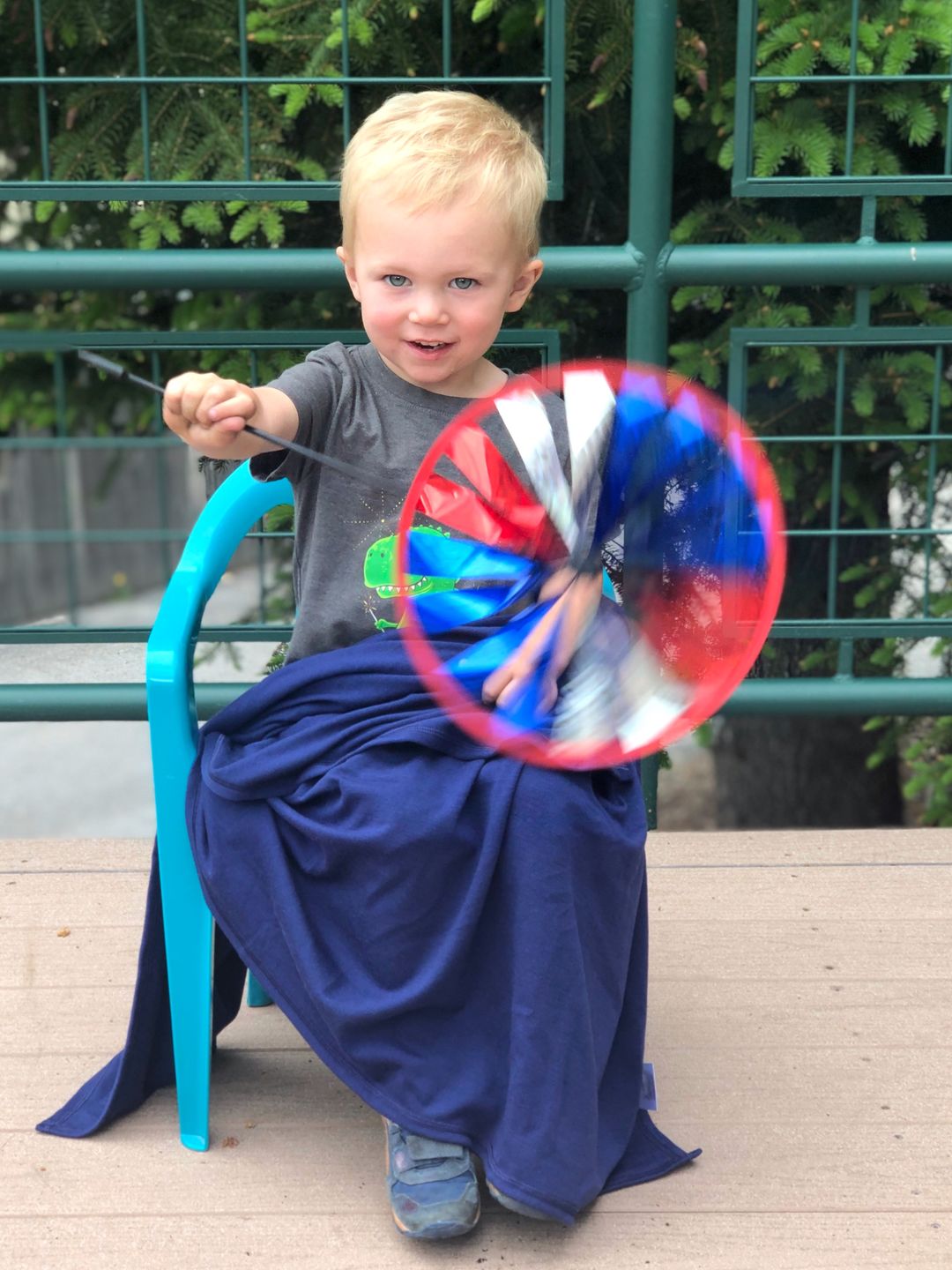 Customer photo review of adventure blanket