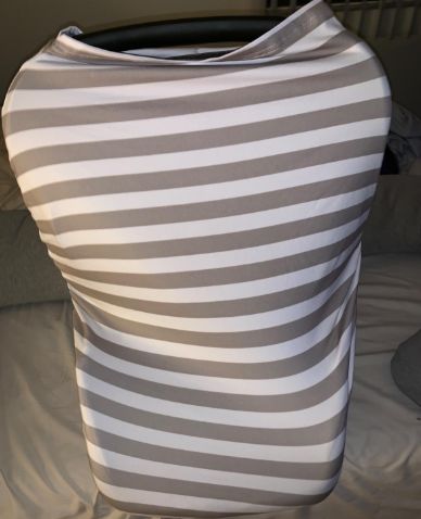 Customer photo review of Carseat Canopy - Nursing Cover