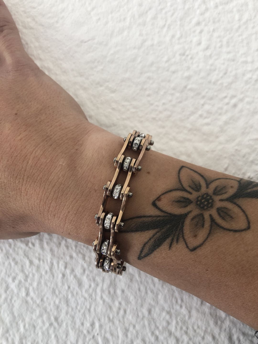 Customer photo review of Cycolinks Rose Gold Crystal Bracelet