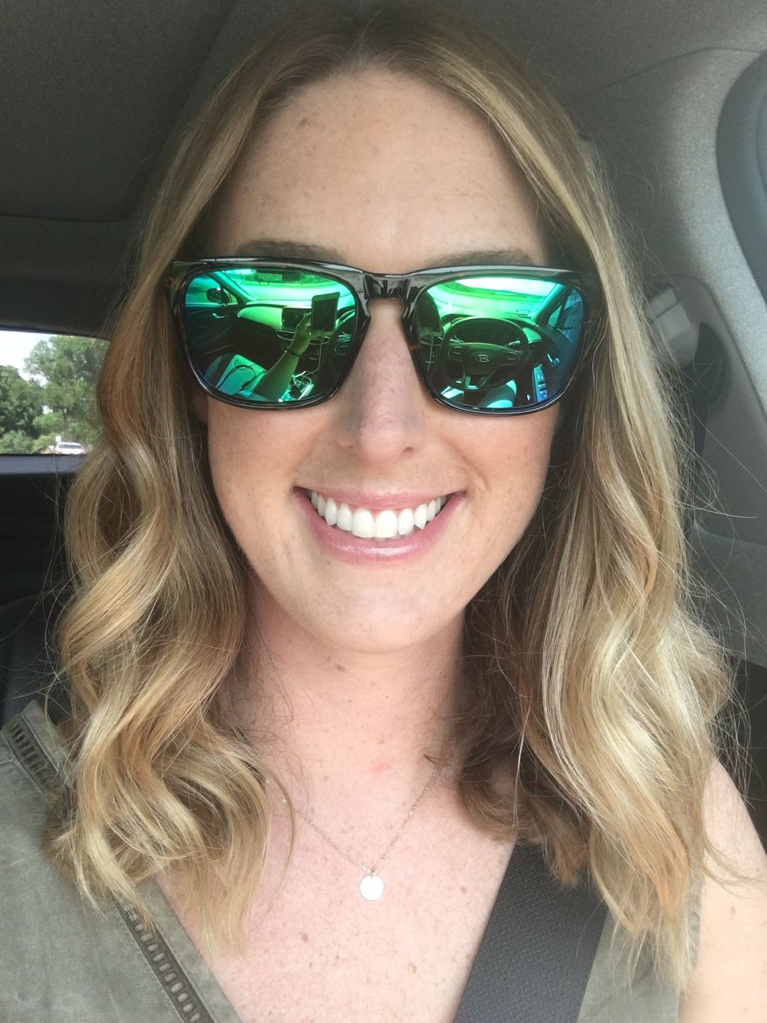 Customer photo review of Golden Hour - Seafoam Mirror