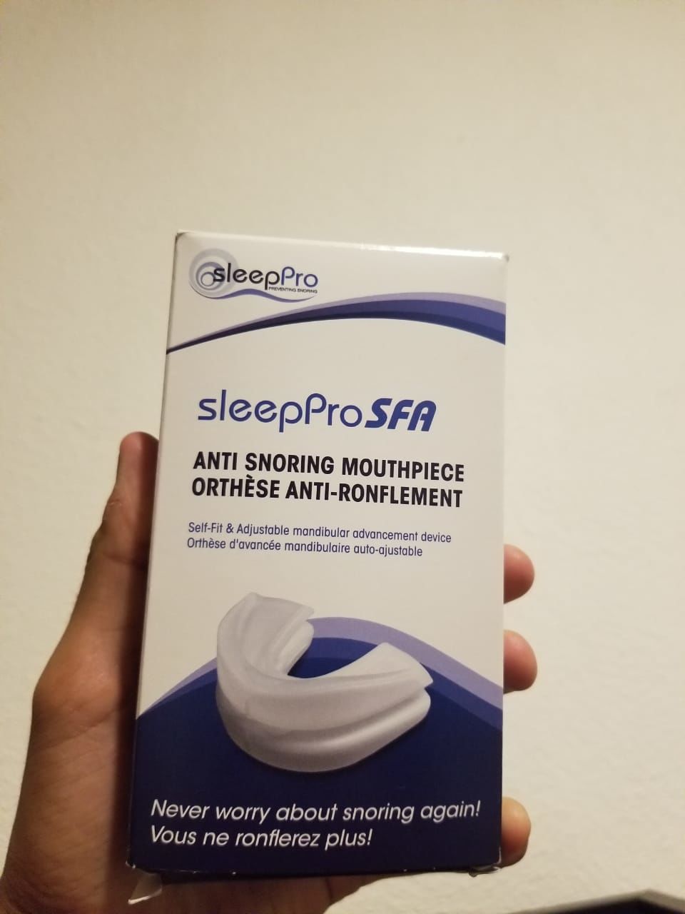 Customer photo review of Guarda SleepPro - Disponible a 3 o 6 Meses Sin Intereses